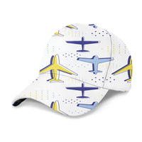 Thumbnail for Very Colourful Airplanes Designed 3D Peaked Cap