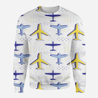 Thumbnail for Very Colourful Airplanes Designed 3D Sweatshirts
