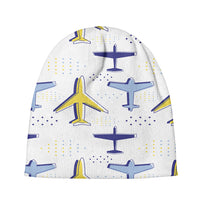 Thumbnail for Very Colourful Airplanes Designed Knit 3D Beanies