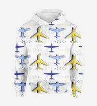 Thumbnail for Very Colourful Airplanes Designed 3D Hoodies