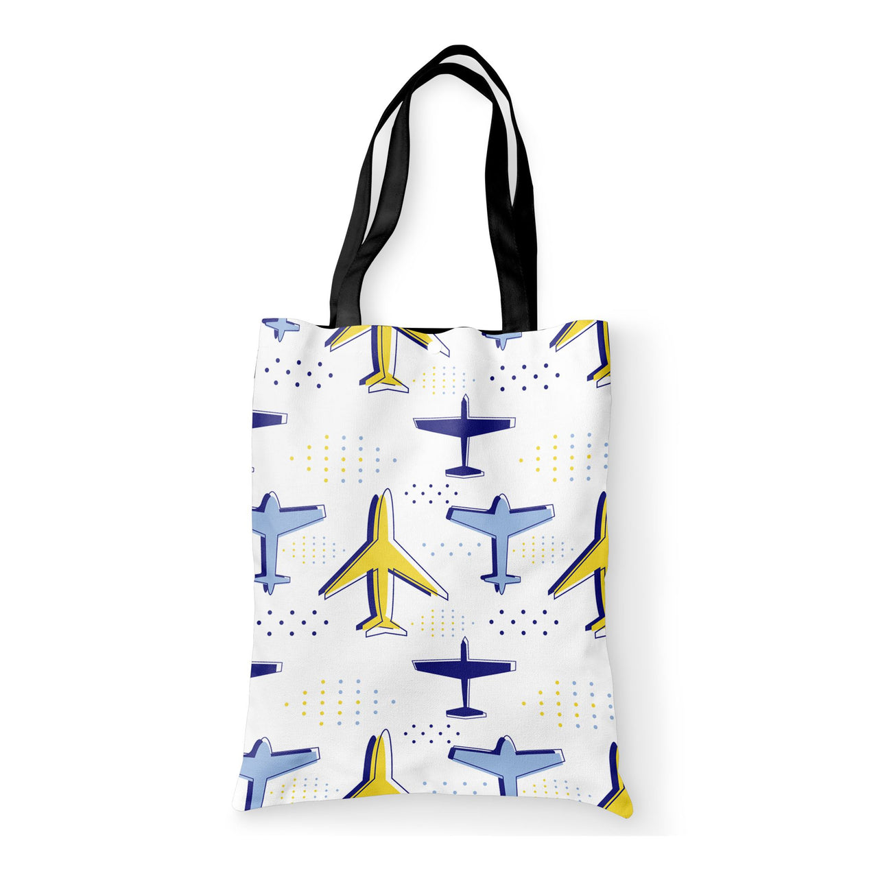 Very Colourful Airplanes Designed Tote Bags