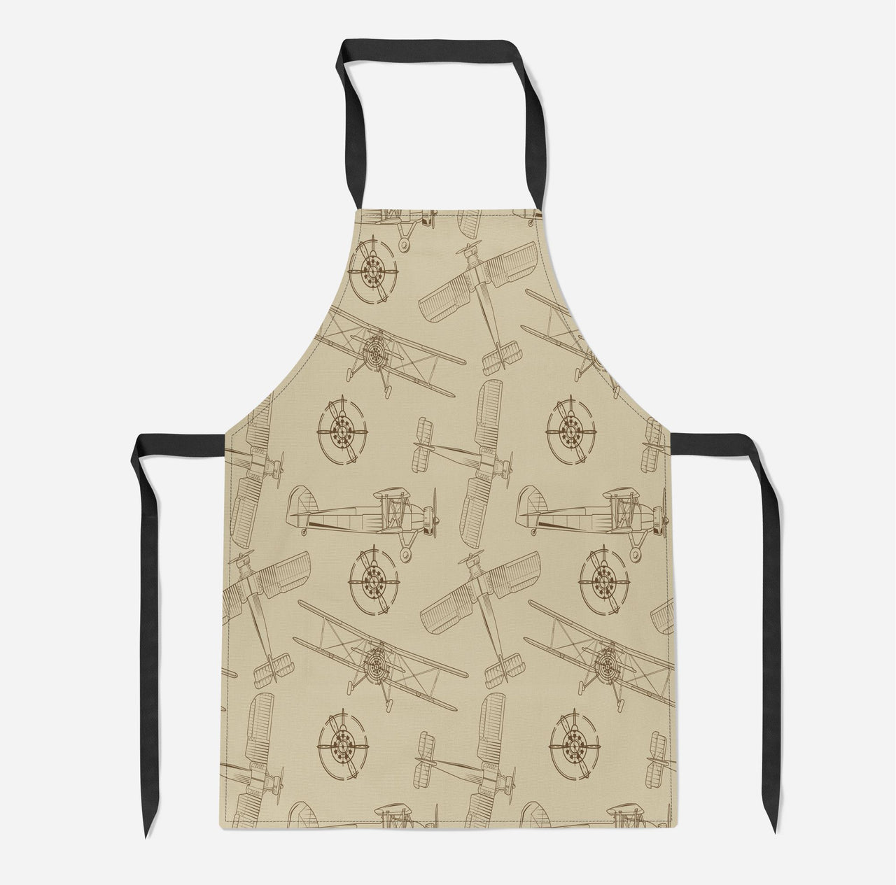 Very Cool Vintage Planes Designed Kitchen Aprons