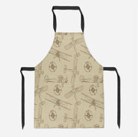 Thumbnail for Very Cool Vintage Planes Designed Kitchen Aprons