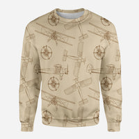 Thumbnail for Very Cool Vintage Planes Designed 3D Sweatshirts