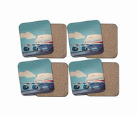 Thumbnail for Vintage Boeing 747 Designed Coasters