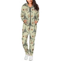 Thumbnail for Vintage Old Airplane Designed Jumpsuit for Men & Women