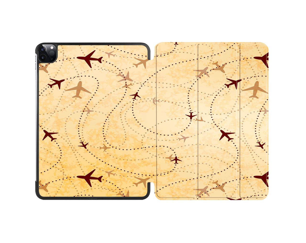 Vintage Travelling with Aircraft Designed iPad Cases