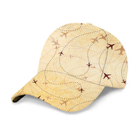 Thumbnail for Vintage Travelling with Aircraft Designed 3D Peaked Cap