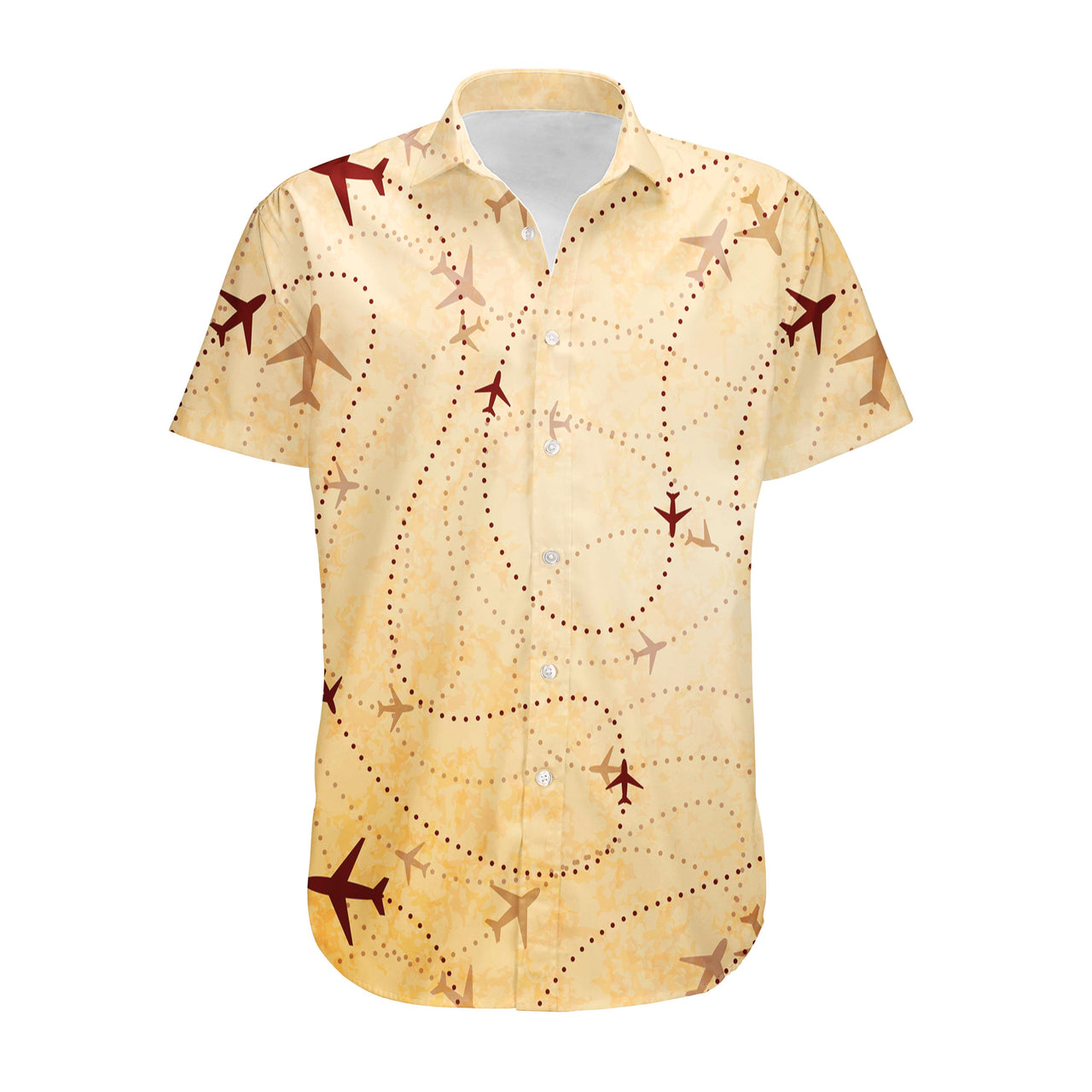 Vintage Travelling with Aircraft Designed 3D Shirts