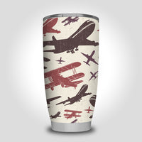 Thumbnail for Vintage & Jumbo Airplanes Designed Tumbler Travel Mugs