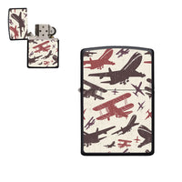 Thumbnail for Vintage & Jumbo Airplanes Designed Metal Lighters
