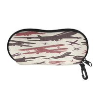 Thumbnail for Vintage & Jumbo Airplanes Designed Glasses Bag