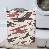 Thumbnail for Vintage & Jumbo Airplanes Designed Laundry Baskets