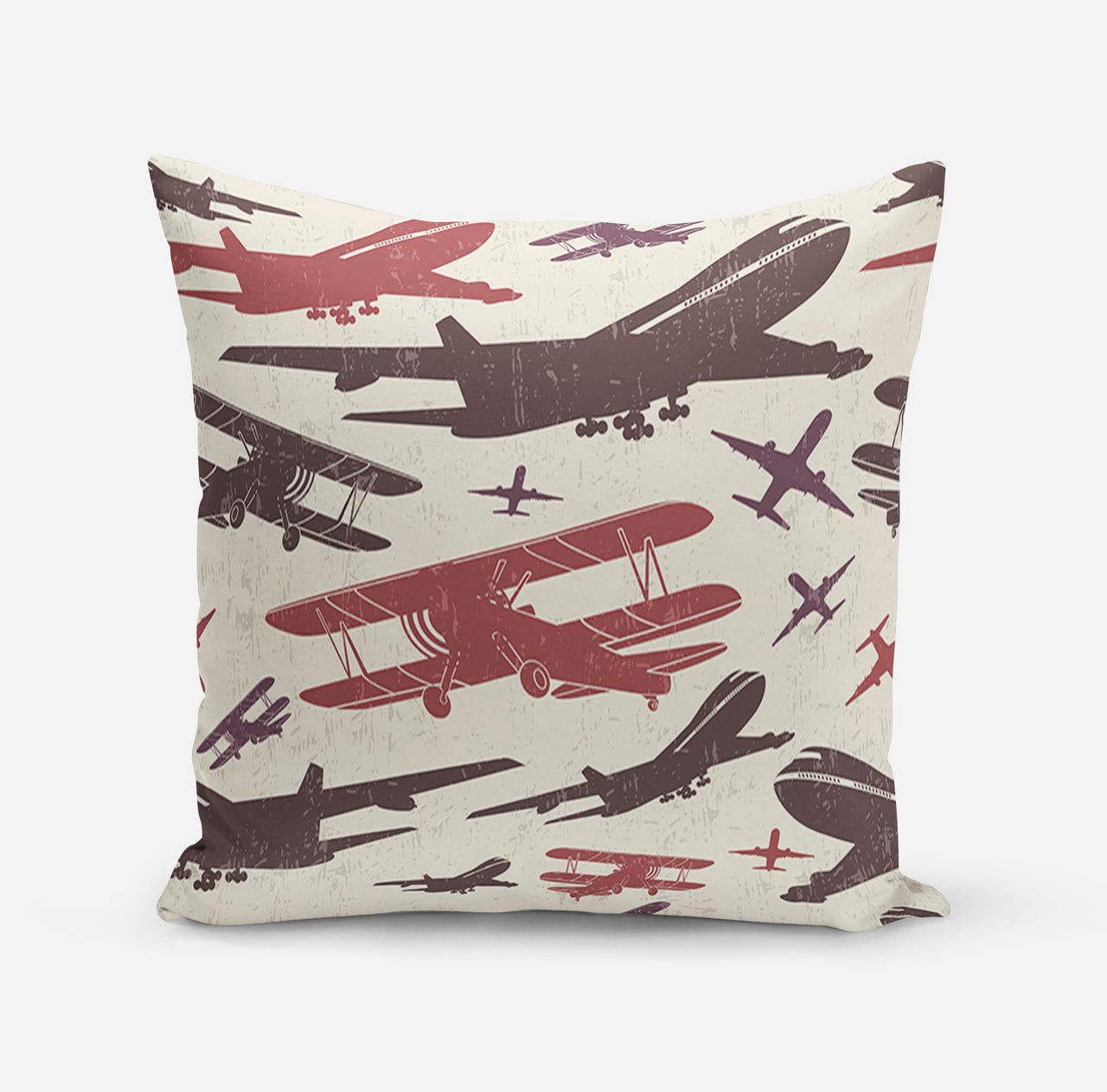 Vintage & Jumbo Airplanes Designed Pillowsc