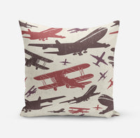 Thumbnail for Vintage & Jumbo Airplanes Designed Pillowsc