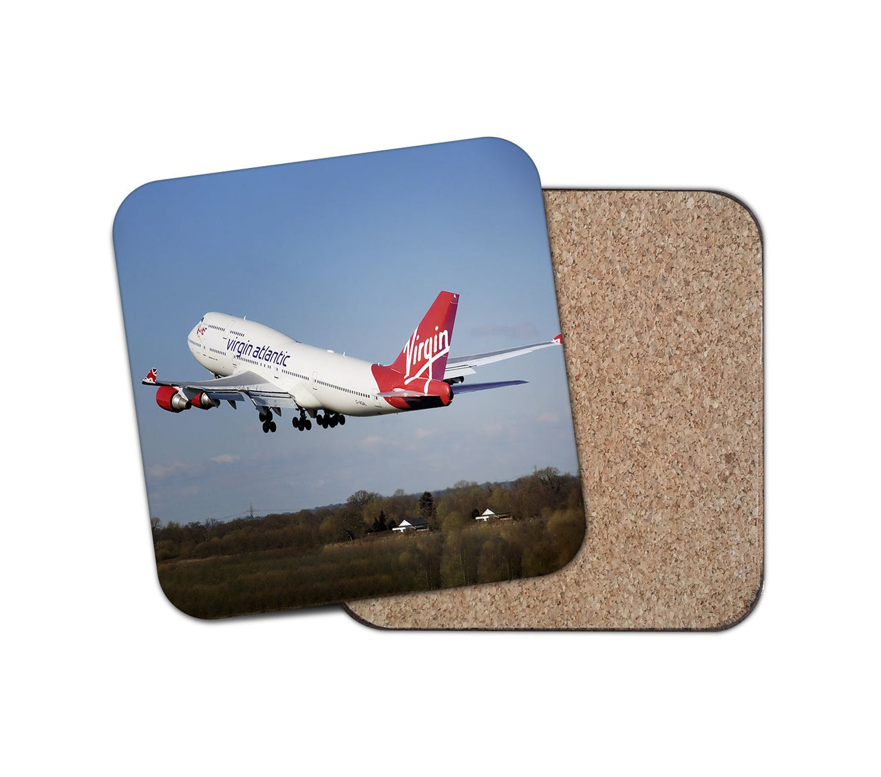 Virgin Atlantic Boeing 747 Designed Coasters