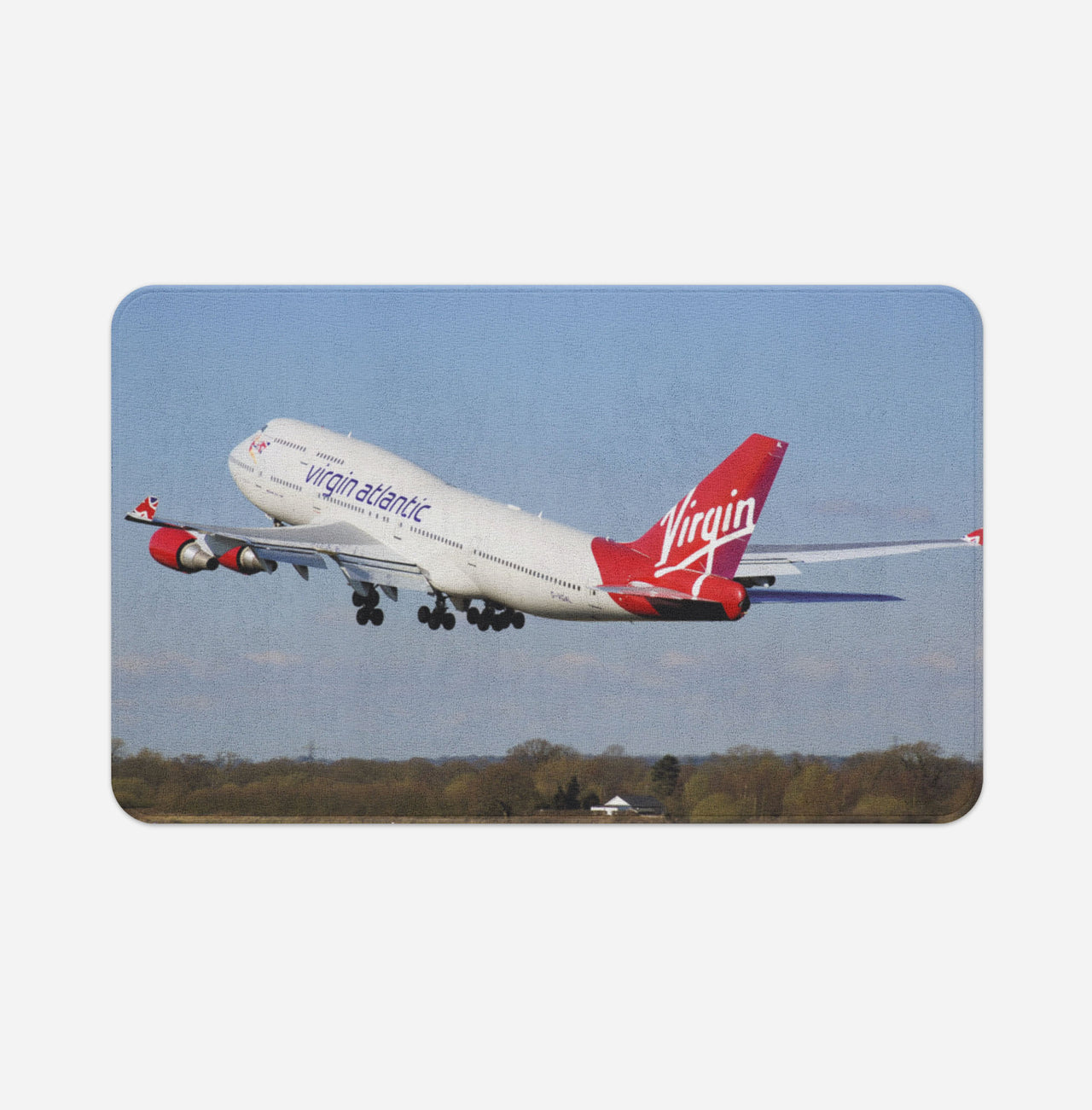 Virgin Atlantic Boeing 747 Designed Bath Mats