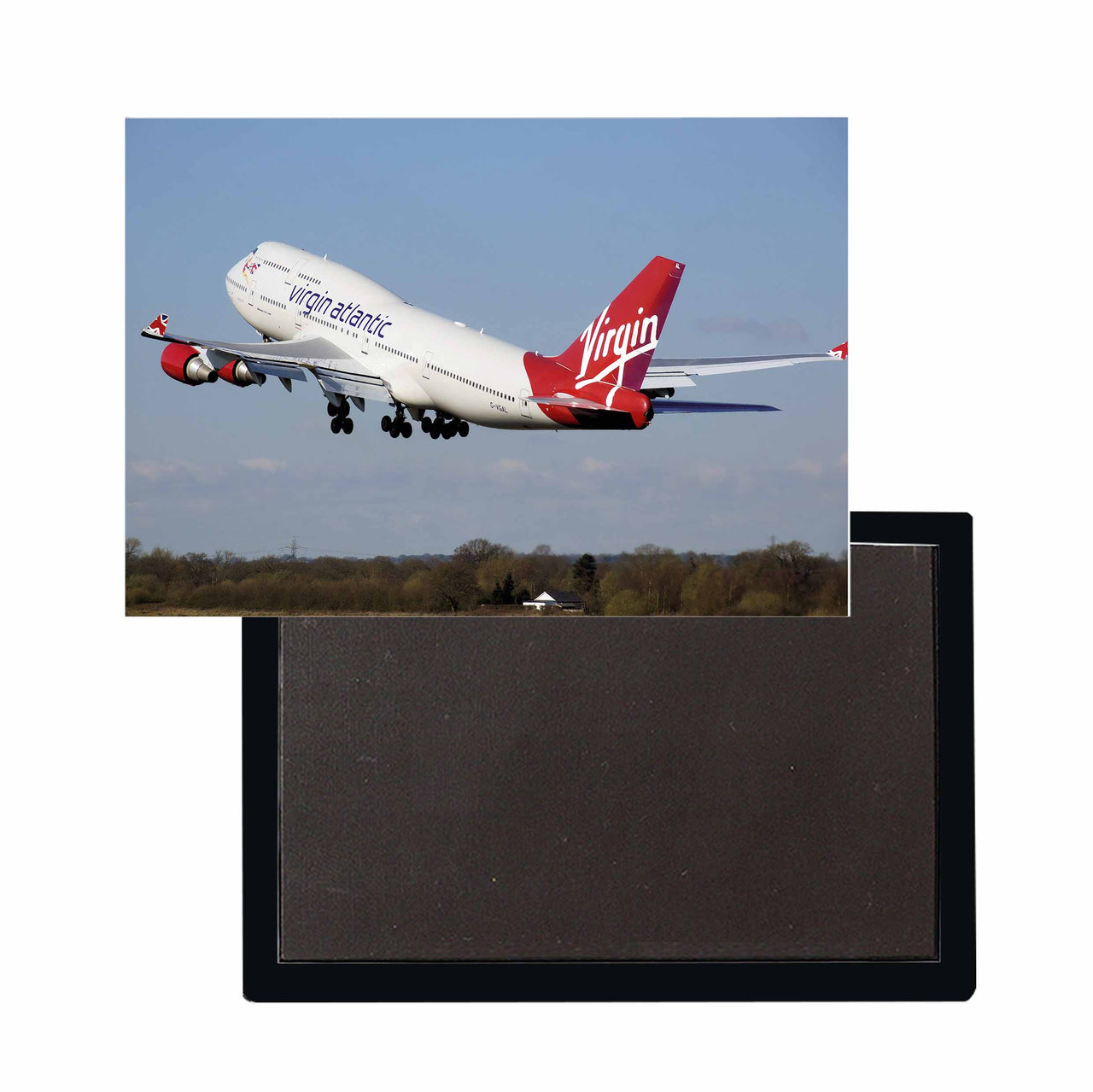 Virgin Atlantic Boeing 747 Designed Magnets