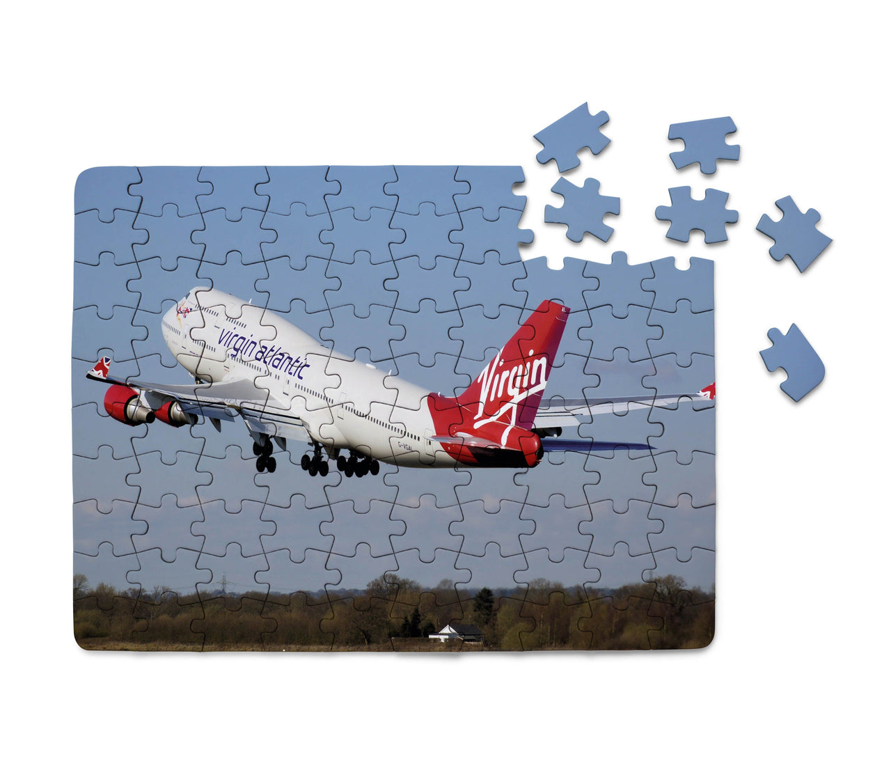 Virgin Atlantic Boeing 747 Printed Puzzles Aviation Shop 