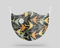 Thumbnail for Volume 2 Super Colourful Airplanes Designed Face Masks