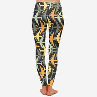 Thumbnail for Volume 2 Super Colourful Airplanes Designed Women Leggins