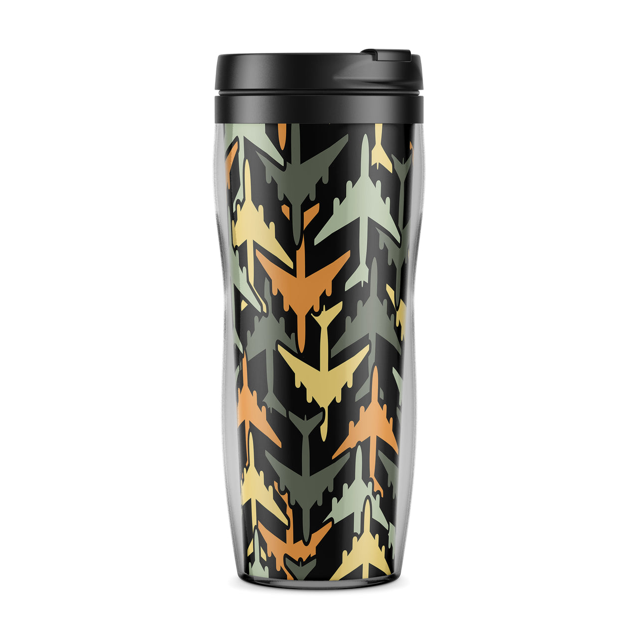 Volume 2 Super Colourful Airplanes Designed Travel Mugs