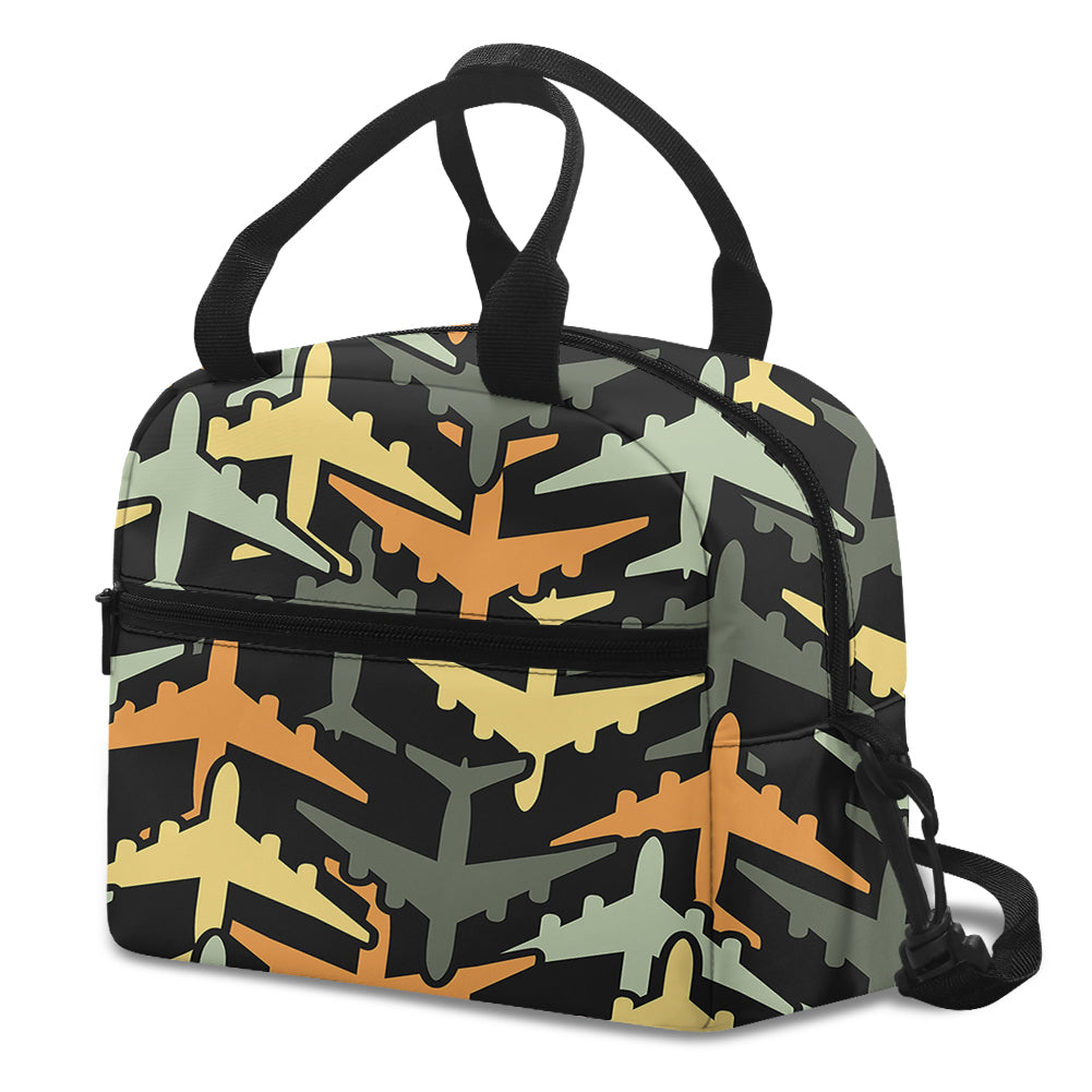 Volume 2 Super Colourful Airplanes Designed Lunch Bags