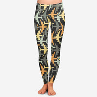 Thumbnail for Volume 2 Super Colourful Airplanes Designed Women Leggins
