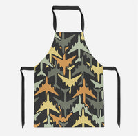 Thumbnail for Volume 2 Super Colourful Airplanes Designed Kitchen Aprons
