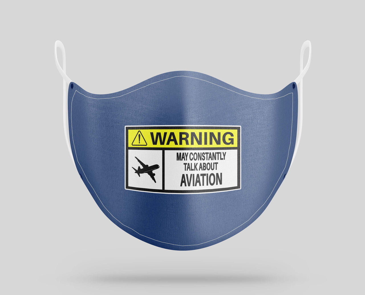 Warning Aviation Designed Face Masks