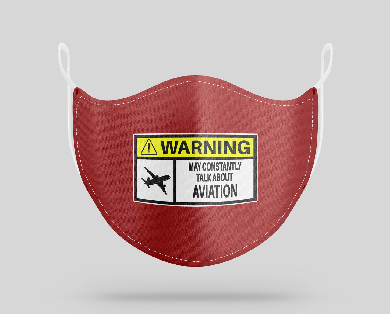 Warning Aviation Designed Face Masks