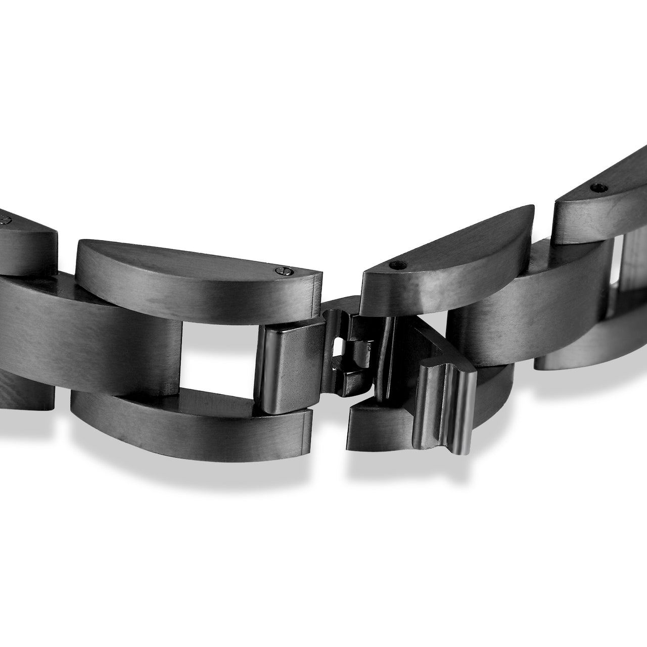 4 Lines Pilot Epaulette Designed Stainless Steel Bracelet