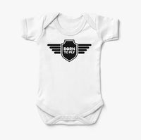 Thumbnail for Born To Fly & Badge Designed Baby Bodysuits