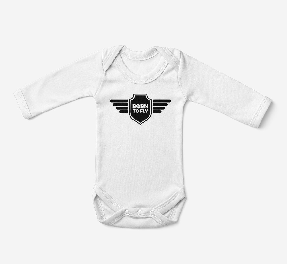 Born To Fly & Badge Designed Baby Bodysuits