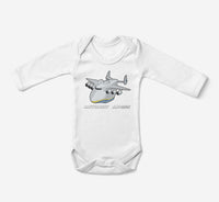 Thumbnail for Antonov AN-225 (29) Designed Baby Bodysuits