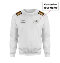 Thumbnail for Custom Name &  LOGO & EPAULETTES (US Air Force & Star) Designed 3D Sweatshirts