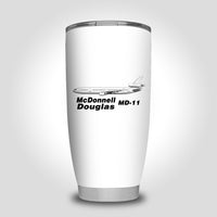 Thumbnail for The McDonnell Douglas MD-11 Designed Tumbler Travel Mugs