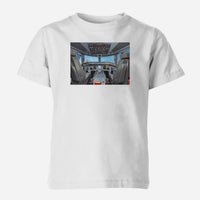 Thumbnail for Embraer E190 Cockpit Designed Children T-Shirts
