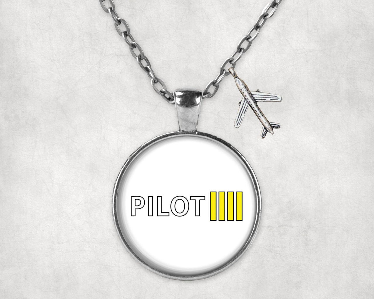 Pilot & Stripes (4 Lines) Designed Necklaces