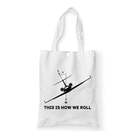 Thumbnail for This is How We Roll Designed Tote Bags