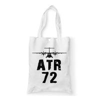 Thumbnail for ATR-72 & Plane Designed Tote Bags