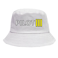 Thumbnail for Pilot & Stripes (3 Lines) Designed Summer & Stylish Hats