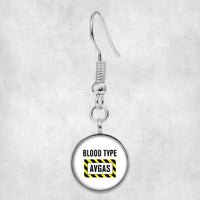 Thumbnail for Blood Type AVGAS Designed Earrings