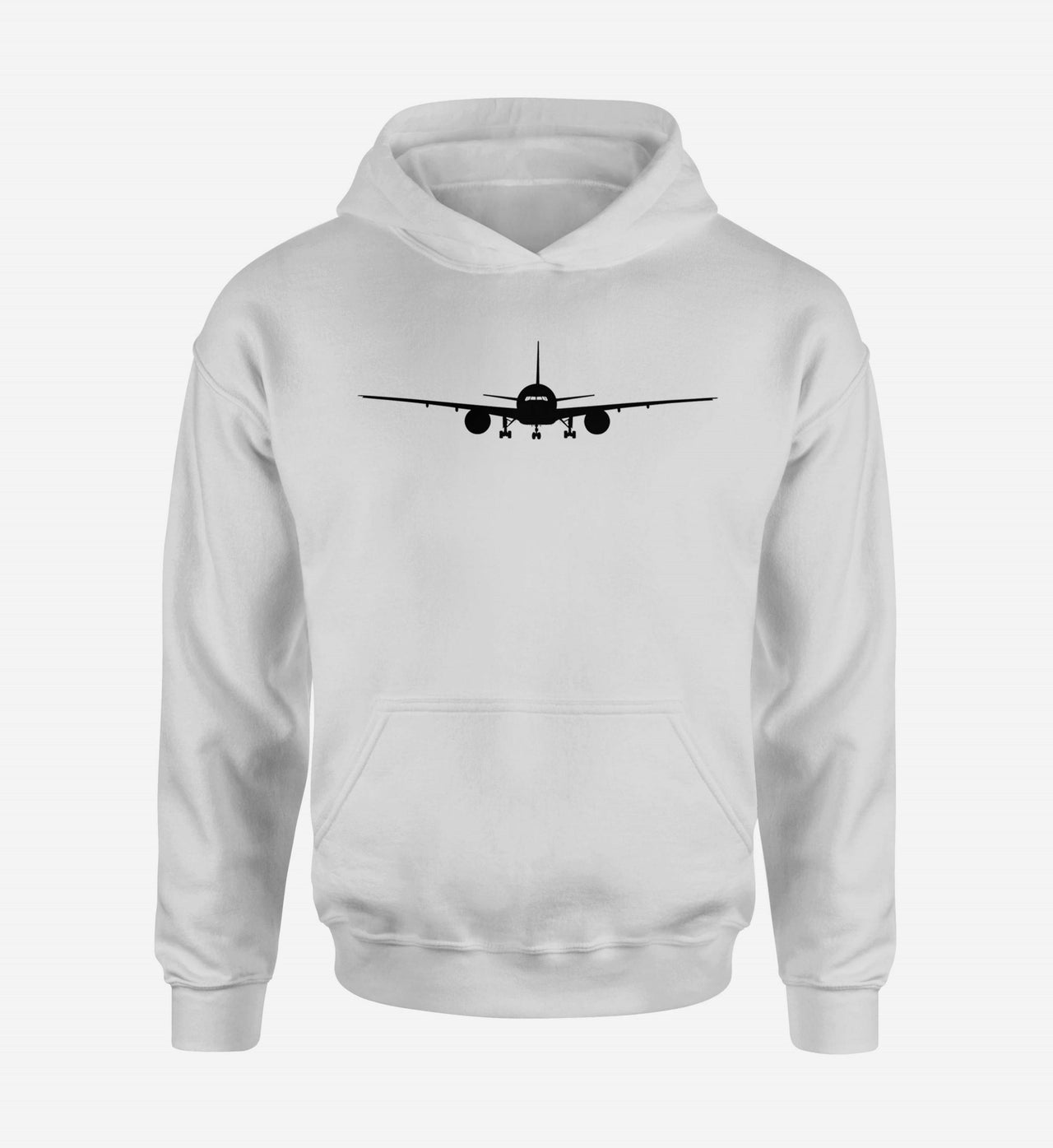 Boeing 777 Silhouette Designed Hoodies