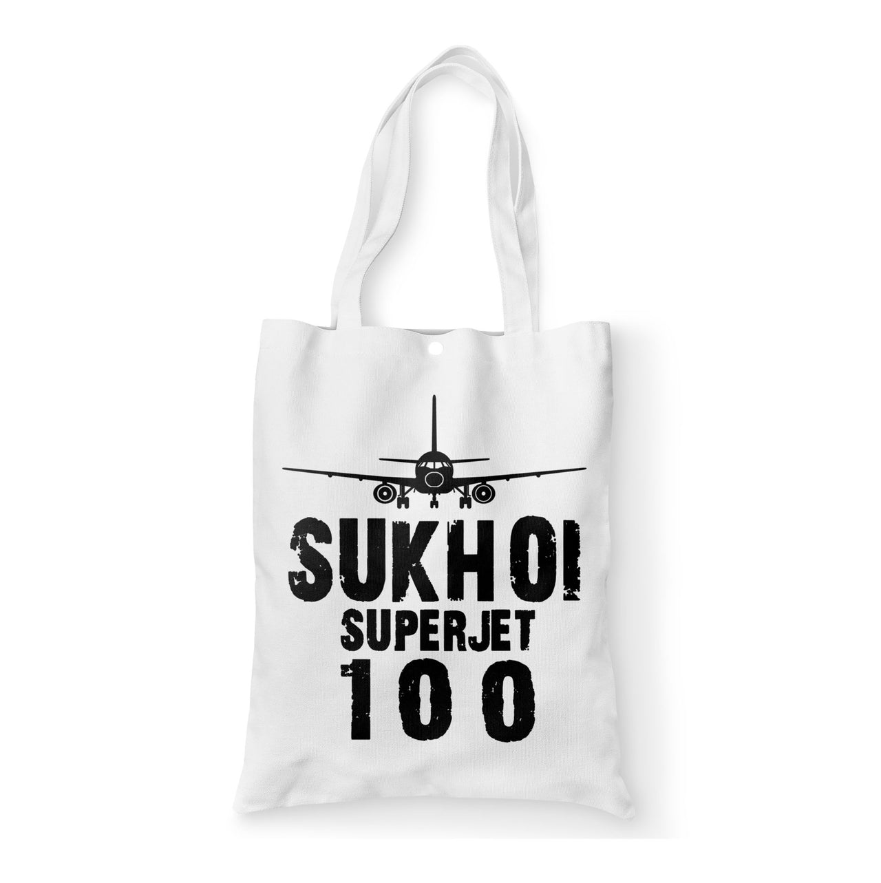 Sukhoi Superjet 100 & Plane Designed Tote Bags