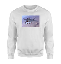 Thumbnail for Fighting Falcon F35 Captured in the Air Designed Sweatshirts