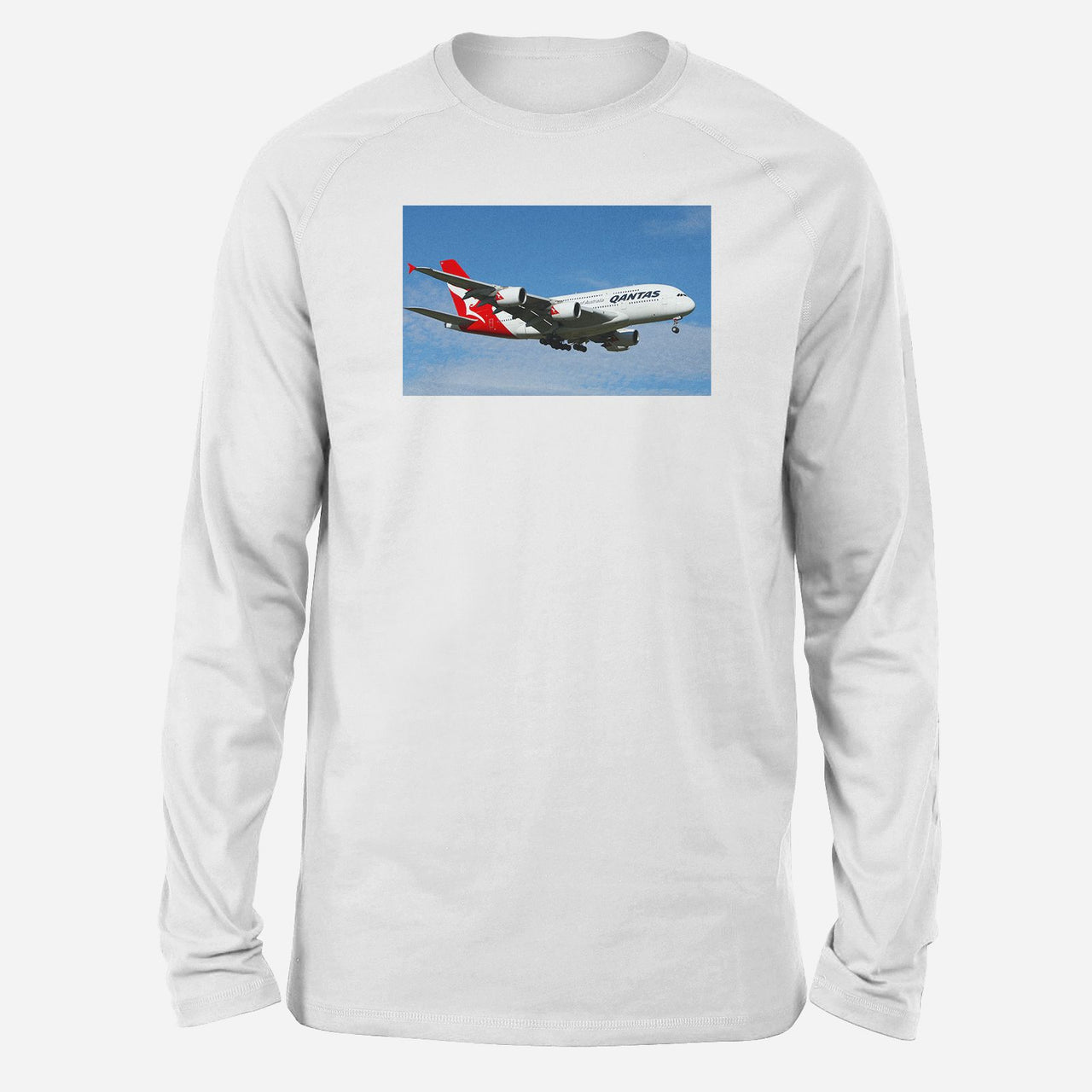 Landing Qantas A380 Designed Long-Sleeve T-Shirts