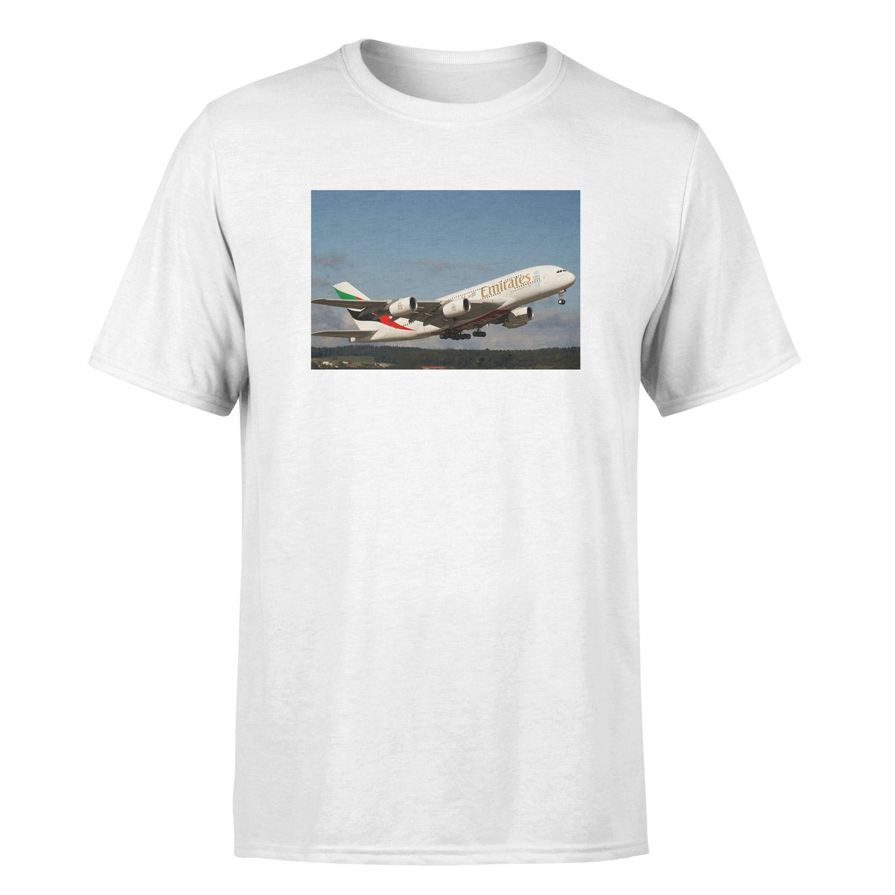 Departing Emirates A380 Designed T-Shirts