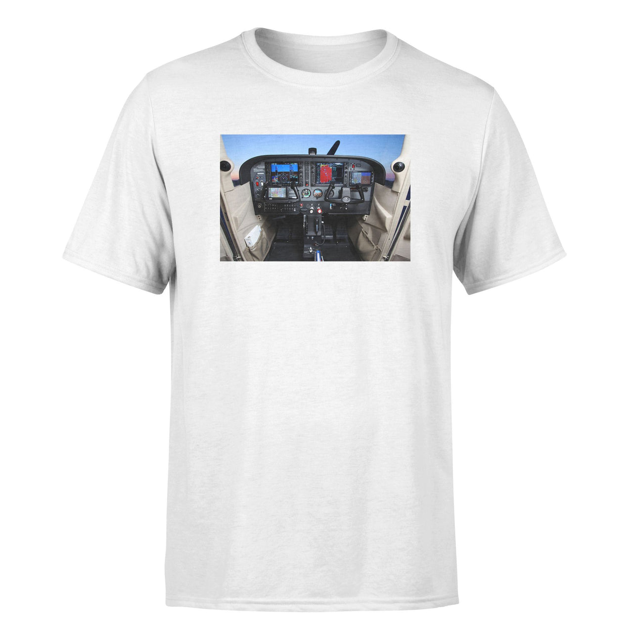 Cessna 172 Cockpit Designed T-Shirts