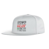 Thumbnail for Airline Pilot Label Designed Snapback Caps & Hats